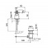 Смеситель для биде Webert Ottocento OT710102065, бронза