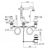 Смеситель для раковины с высоким изливом Webert Dorian DO750202065