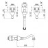 Смеситель для раковины Webert Dorian DO750404065