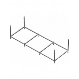Каркас для ванны AM.PM Inspire V2.0 180x80 W52A-180-080W-R серый