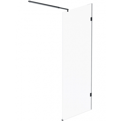 Душевая перегородка AM.PM X-Joy 80x195 см. профиль черный, стекло прозрачное 6 мм. купить с доставкой. 100% Оригинал. Гарантия!