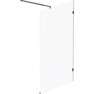 Душевая перегородка AM.PM X-Joy 120x195 см. профиль черный, стекло прозрачное 6 мм. купить с доставкой. 100% Оригинал. Гарантия!