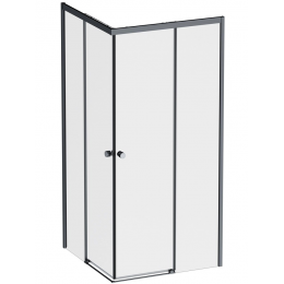 Душевое ограждение AM.PM X-Joy 90x90 см. профиль черный, стекло прозрачное Душевое ограждение AM.PM X-Joy 90x90 см. профиль черный, стекло прозрачное