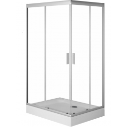 Душевое ограждение AM.PM Gem 120x80 см. профиль хром, стекло прозрачное Душевое ограждение AM.PM Gem 120x80 см. профиль хром, стекло прозрачное