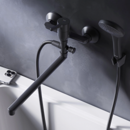 Смеситель для ванны AM.PM X-Joy S F85B90122 черный