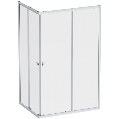 Душевое ограждение AM.PM Sunny 120x90 см. профиль хром, стекло прозрачное купить с доставкой. 100% Оригинал. Гарантия!