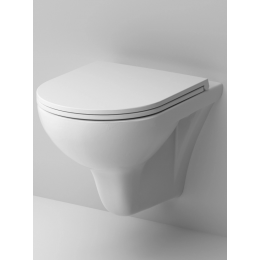 Унитаз подвесной с сиденьем микролифт AM.PM Gem C901700SC безободковый