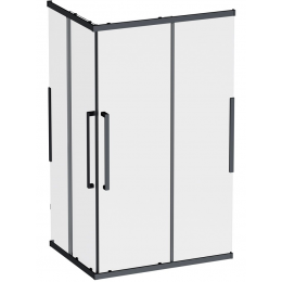 Душевое ограждение AM.PM Func 120x90 см. профиль черный, стекло прозрачное Душевое ограждение AM.PM Func 120x90 см. профиль черный, стекло прозрачное