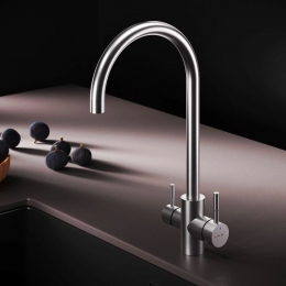 Смеситель для кухни AM.PM X-Joy S F85B07711 сатин Смеситель для кухни AM.PM X-Joy S F85B07711 сатин