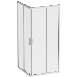 Душевой уголок AM.PM Gem 90 см. профиль хром, стекло прозрачное