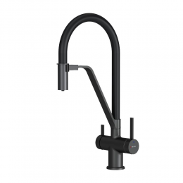Смеситель для кухни AM.PM Func F8F07822 черный, черный излив