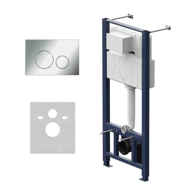 Инсталляция для подвесного унитаза с клавишей AM.PM Pro I012704.9051 купить с доставкой. 100% Оригинал. Гарантия!