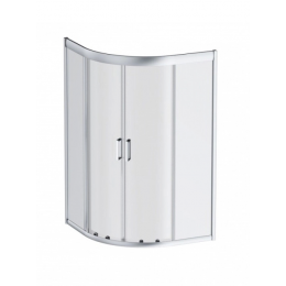 Стекло для душевого ограждения AM.PM Gem Deep 90x90 см. профиль серебро, стекло прозрачное