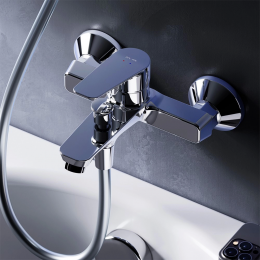 Смеситель для ванны AM.PM Crave F9C10000 хром Смеситель для ванны AM.PM Crave F9C10000 хром