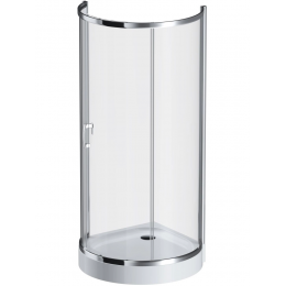 Душевое ограждение AM.PM Like 95x95 см. профиль хром, стекло тонированное Душевое ограждение AM.PM Like 95x95 см. профиль хром, стекло тонированное