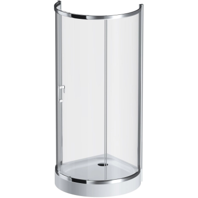 Душевое ограждение AM.PM Like 95x95 см. профиль хром, стекло тонированное купить с доставкой. 100% Оригинал. Гарантия!