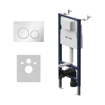 Инсталляция для подвесного унитаза с клавишей AM.PM PrimeFit I012709.0101 купить с доставкой. 100% Оригинал. Гарантия!