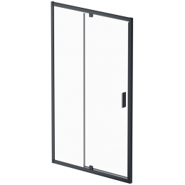 Душевая дверь в нишу AM.PM Gem 120x195 см. профиль черный, стекло прозрачное Душевая дверь в нишу AM.PM Gem 120x195 см. профиль черный, стекло прозрачное