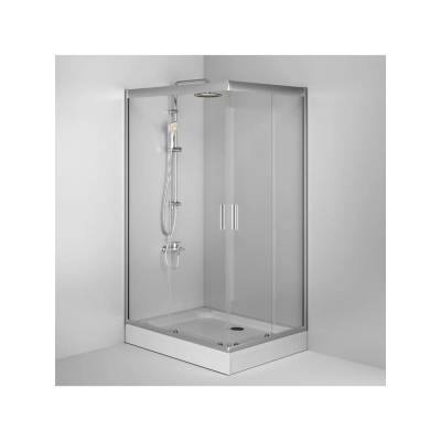 Душевой уголок AM.PM Gem 120 см. профиль хром, стекло прозрачное купить с доставкой. 100% Оригинал. Гарантия!