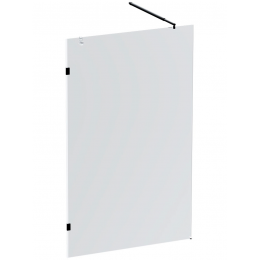 Душевая перегородка AM.PM X-Joy 120x195 см. профиль черный, стекло прозрачное 8 мм.