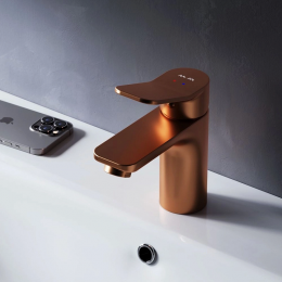 Смеситель для раковины AM.PM X-Joy F85A02144 розовое золото Смеситель для раковины AM.PM X-Joy F85A02144 розовое золото