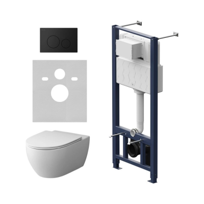 Комплект унитаз с инсталляцией, кнопкой и сиденьем микролифт AM.PM Awe IS49038.111700 безободковый купить с доставкой. 100% Оригинал. Гарантия! Комплект унитаз с инсталляцией, кнопкой и сиденьем микролифт AM.PM Awe IS49038.111700 безободковый купить с доставкой. 100% Оригинал. Гарантия!