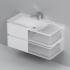 Тумба под раковину AM.PM Sensation 100 M30FHX1002WG белая купить с доставкой. 100% Оригинал. Гарантия!