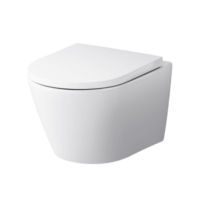 Унитаз подвесной с сиденьем микролифт AM.PM Sense C741701SC безободковый купить с доставкой. 100% Оригинал. Гарантия!