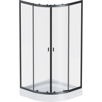 Душевой уголок AM.PM четверть круга X-Joy 80 см. профиль черный, стекло прозрачное купить с доставкой. 100% Оригинал. Гарантия! Душевой уголок AM.PM четверть круга X-Joy 80 см. профиль черный, стекло прозрачное купить с доставкой. 100% Оригинал. Гарантия!