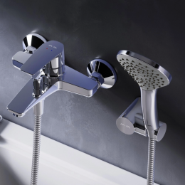 Смеситель для ванны AM.PM Gem F90A15000 хром Смеситель для ванны AM.PM Gem F90A15000 хром