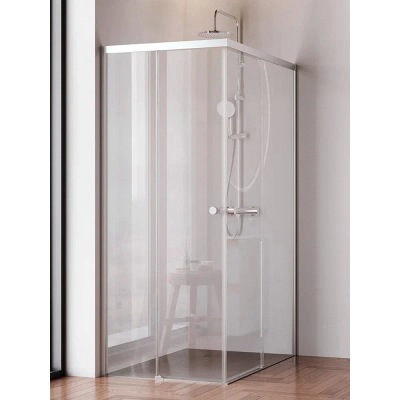 Душевое ограждение AM.PM X-Joy 120x80 см. профиль хром, стекло прозрачное купить с доставкой. 100% Оригинал. Гарантия!