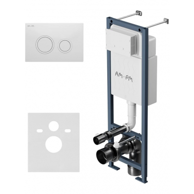 Инсталляция для подвесного унитаза с клавишей AM.PM ErgoFit I012711.0101 купить с доставкой. 100% Оригинал. Гарантия!