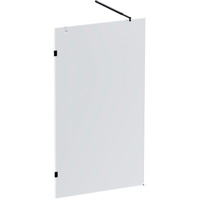 Душевая перегородка AM.PM X-Joy 110x195 см. профиль черный, стекло прозрачное 8 мм. купить с доставкой. 100% Оригинал. Гарантия!