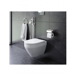 Комплект унитаз с инсталляцией, кнопкой и сиденьем микролифт AM.PM Spirit CK70HA безободковый