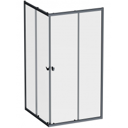 Душевое ограждение AM.PM Sunny 120x90 см. профиль черный, стекло прозрачное Душевое ограждение AM.PM Sunny 120x90 см. профиль черный, стекло прозрачное