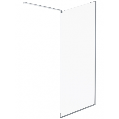 Душевая перегородка AM.PM Func 100x200 см. профиль хром, стекло прозрачное купить с доставкой. 100% Оригинал. Гарантия!