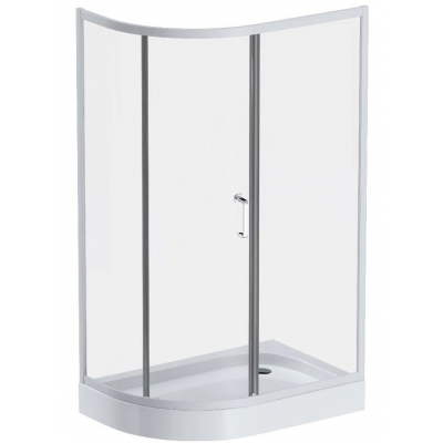 Душевое ограждение AM.PM Like 120x80 см. профиль хром, стекло прозрачное купить с доставкой. 100% Оригинал. Гарантия!