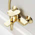 Смеситель для ванны AM.PM X-Joy F85A10099 золото купить с доставкой. 100% Оригинал. Гарантия!