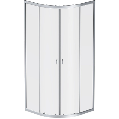 Душевое ограждение AM.PM X-Joy 80x80 см. четверть круга, профиль хром, стекло прозрачное купить с доставкой. 100% Оригинал. Гарантия!