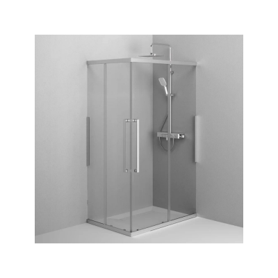 Душевой уголок AM.PM Func 120 см. профиль хром, стекло прозрачное купить с доставкой. 100% Оригинал. Гарантия!