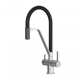 Смеситель для кухни AM.PM Func F8F07812 сатин, черный излив