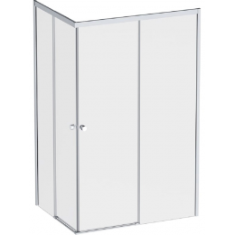 Душевой уголок AM.PM X-Joy 120 см. профиль хром, стекло прозрачное
