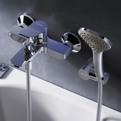 Смеситель для ванны AM.PM X-Joy F85A15000 хром купить с доставкой. 100% Оригинал. Гарантия!