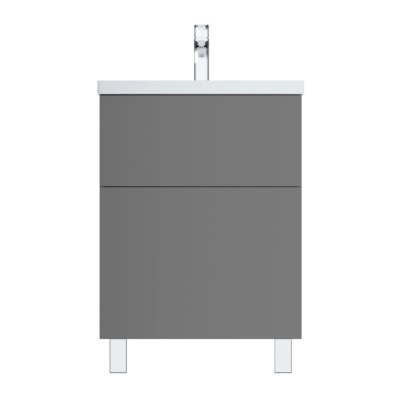 Тумба под раковину AM.PM Gem 60 M90FSX06022GM32 графит купить с доставкой. 100% Оригинал. Гарантия!