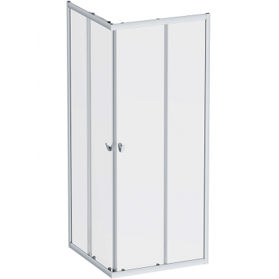 Душевое ограждение AM.PM Sunny 80x80 см. профиль хром, стекло прозрачное купить с доставкой. 100% Оригинал. Гарантия!