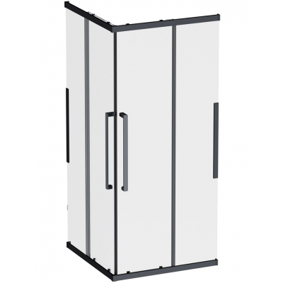 Душевое ограждение AM.PM Func 90x90 см. профиль черный, стекло прозрачное купить с доставкой. 100% Оригинал. Гарантия!