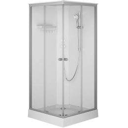 Душевая кабина AM.PM X-Joy 90x90 W94C-403-090MT профиль хром, стекло прозрачное Душевая кабина AM.PM X-Joy 90x90 W94C-403-090MT профиль хром, стекло прозрачное