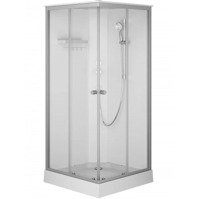 Душевая кабина AM.PM X-Joy 90x90 W94C-403-090MT профиль хром, стекло прозрачное купить с доставкой. 100% Оригинал. Гарантия!