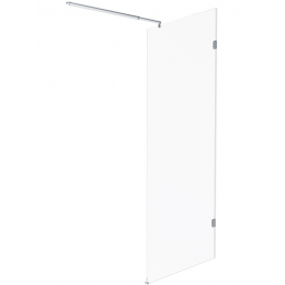 Душевая перегородка AM.PM X-Joy 80x195 см. профиль хром, стекло прозрачное 6 мм.