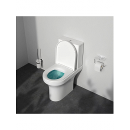 Унитаз-компакт напольный с бачком и сиденьем микролифт AM.PM X-Joy C85A8601SC белый безободковый